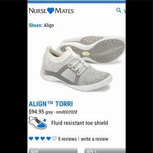 Nurse mate align torri sneakers (white not grey)